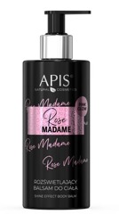 APIS Rozświetlający balsam perfumowany do ciała ROSE MADAME 300ml