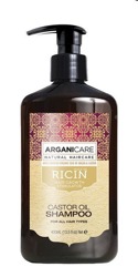 ArganiCare Hair Shampoo CASTOR Szampon do włosów z olejem rycynowym 400ml