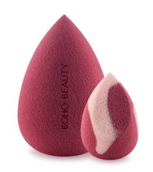 Boho Beauty BohoBlender Berry Regular + Pinky Berry Mini Cut Zestaw gąbek do makijażu