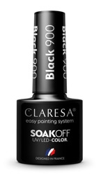 CLARESA Lakier hybrydowy BLACK 900 5ml