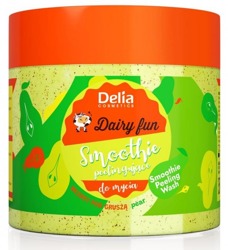 Delia Dairy Fun peelingujące smoothie do mycia ciała Wczasy pod gruszą 350g