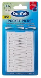 DenTek wykałaczki Pocket Picks Wykałaczki kieszonkowe 33szt.
