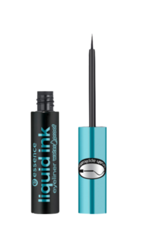 Essence Liquid Ink Eyeliner Waterproof - Wodoodporny eyeliner z pędzelkiem Czarny, 3 ml