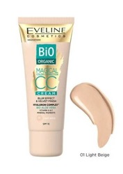 Eveline Cosmetics BIO Organic Krem Magical CC z mineralnymi pigmentami SPF15 01 light beige 30ml