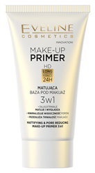 Eveline Cosmetics Make-Up Primer Matująca baza pod makijaż 3w1 30ml