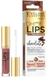 Eveline Cosmetics OH! My Lips Maximizer Chocolate czekoladowy błyszczyk powiększający usta 4,5ml