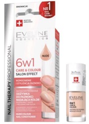 Eveline Cosmetics Odżywka do paznokci 6w1 Care&Colour nadająca kolor Nude 5ml