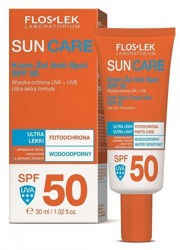 FlosLek SUNCare Cream-Gel Anti-Spot Krem-żel przeciwsłoneczny SPF50 30ml