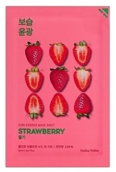 Holika Holika Mask Sheet Pure Essence Strawberry - Maseczka do twarzy w płachcie z ekstraktem z truskawek 20ml