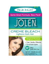 Jolen Hair Bleach Rozjaśniacz włosków na twarzy ciele i brwi 7g/28g