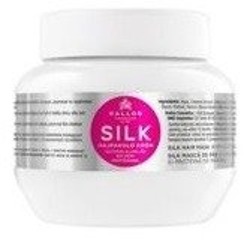 Kallos Silk  Hair Mask - Maska do włosów suchych z wyciągiem oleju oliwkowego i proteinami jedwabiu, 275 ml