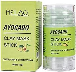 MELAO Avocado Clay Mask Stick Maseczka do twarzy w sztyfcie oczyszczająco detoksykująca 40g