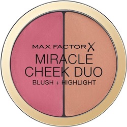 Max Factor Miracle Cheek Duo Blush + Highlight Duo róż + rozświetlacz 30 Dusky Pink & Copper 11g