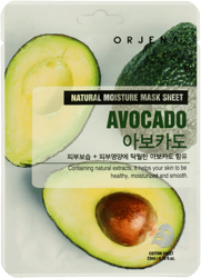 ORJENA Avocado Mask Sheet odżywczo odmładzająca maseczka w płachcie z awokado 23ml