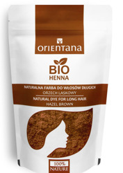 Orientana Bio henna do włosów orzech laskowy 100g