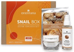 Orientana Snail Box zestaw odmładzający Krem do twarzy + Esencja + Maska