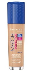 Rimmel Match Perfection -  Podkład do twarzy 203 True Beige 30ml