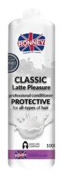 Ronney CLASSIC Latte Pleasure Protective Conditioner Odżywka do włosów z proteinami 1000ml