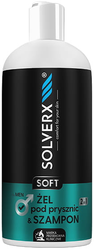 SOLVERX Soft for Men żel pod prysznic & szampon 2w1 400ml