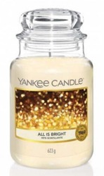 Yankee Candle Świeca zapachowa Słoik duży All is Bright 623g