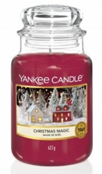 Yankee Candle Świeca zapachowa Słoik duży Christmas Magic 623g