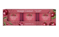 Yankee Candle Zestaw mini świec zapachowych Black Cherry 3x37g