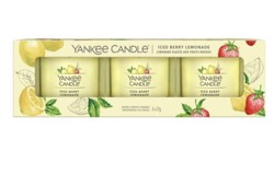 Yankee Candle Zestaw mini świec zapachowych Iced Berry Lemonade 3x37g