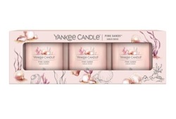 Yankee Candle Zestaw mini świec zapachowych Pink Sands 3x37g