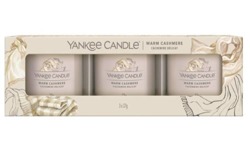 Yankee Candle Zestaw mini świec zapachowych Warm Cashmere 3x37g