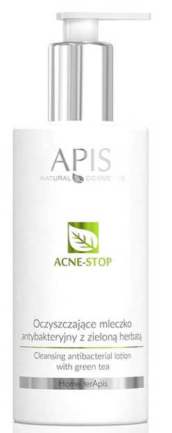 APIS Acne Stop Oczyszczające mleczko antybakteryjne z zieloną herbatą 300ml