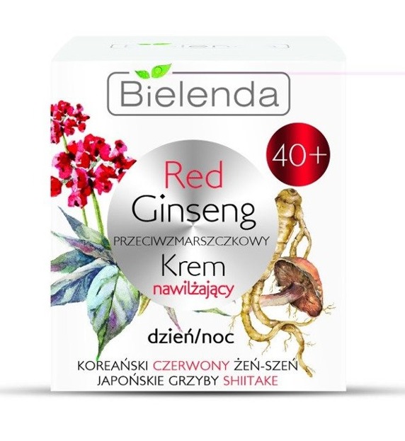 Bielenda Red Ginseng przeciwzmarszczkowy krem 40+ dzień/noc 50ml