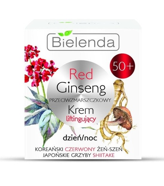Bielenda Red Ginseng przeciwzmarszczkowy krem 50+ dzień/noc 50ml