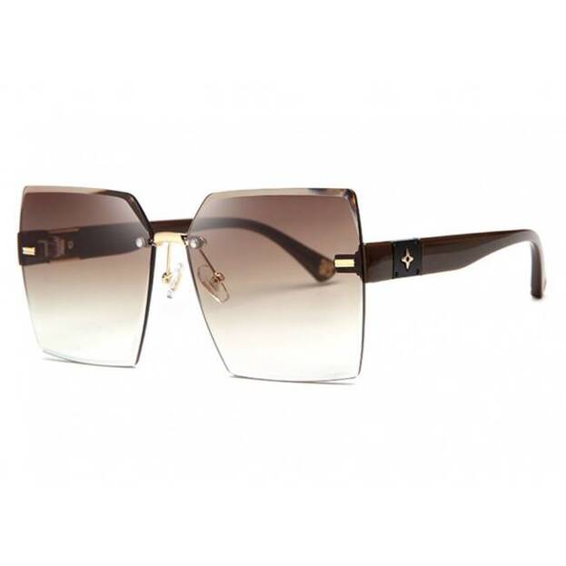 ECARLA Okulary przeciwsłoneczne - elegant gradient brąz