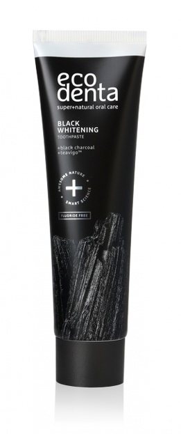EcoDenta Black Whitening Pasta do zębów wybielająca z węglem drzewnym 100ml 