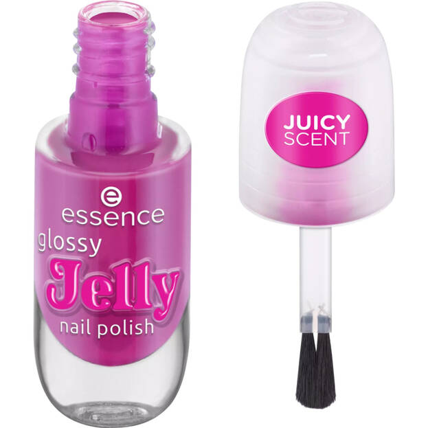 Essence Glossy Jelly Nail Polish Lakier żelowy do paznokci 01 Summer Splash 8ml