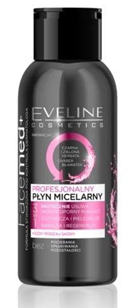 Eveline Cosmetics Facemed+ Płyn micelarny MINI Profesjonalny 100ml