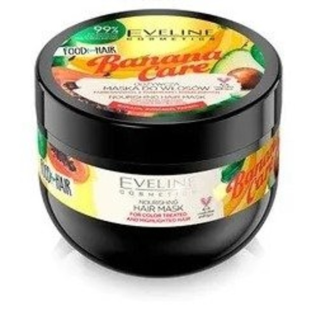Eveline Cosmetics Food for Hair maska do włosów Banana Care 500ml