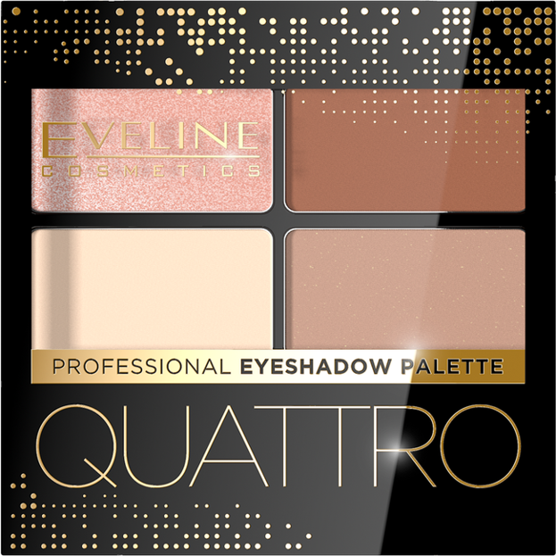 Eveline Cosmetics QUATTRO Eyeshadow Palette Paleta cieni do powiek 05 4x0,8g