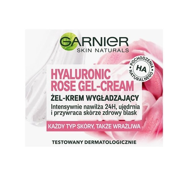 GARNIER HYALURONIC ROSE GEL-CREAM Różany żel-krem wygładzający 50ml