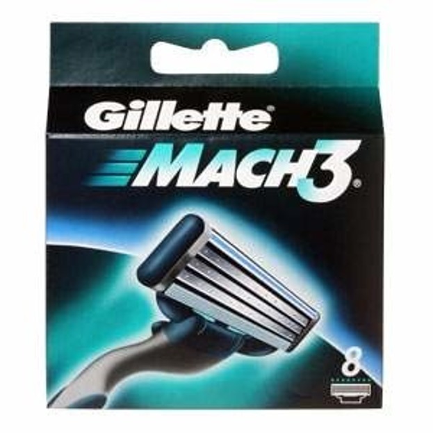 Gillette Mach 3 Wkłady 8 Ostrzy