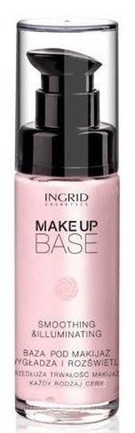 Ingrid Smoothing & Illuminating Makeup Base - Wygładzająco – rozświetlająca baza pod makijaż, 30 ml