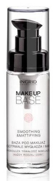 Ingrid Smoothing & Mattifying Makeup Base - Wygładzająco - matująca baza pod makijaż,  30 ml