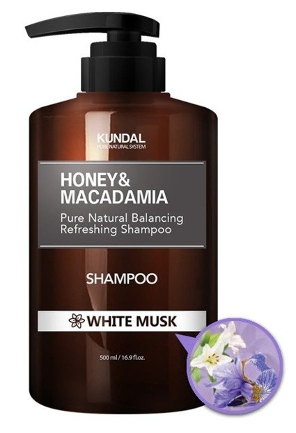 KUNDAL Hair Shampoo Szampon do włosów WHITE MUSK 500ml