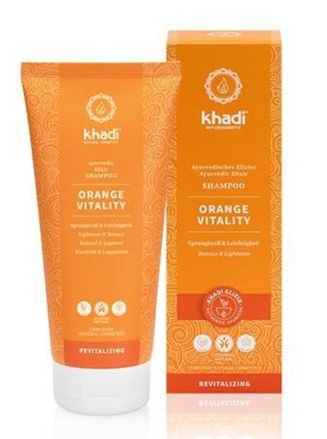 Khadi Orange Vitality Rewitalizujący szampon do włosów KHA-150 200ml