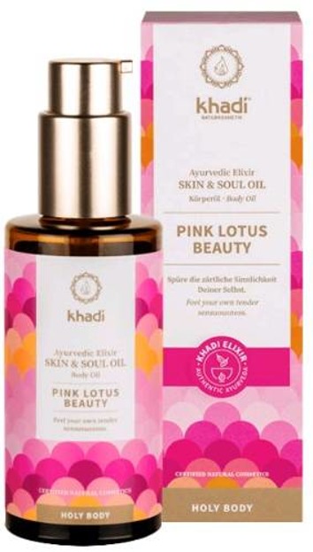 Khadi Skin&Soul harmonizujący olejek do ciała Pink Lotus Beauty KHA-166 100ml