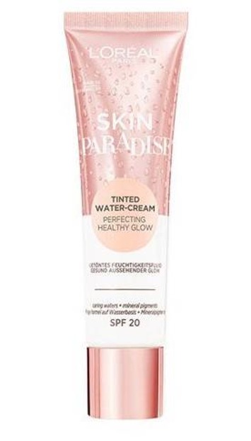 Loreal Skin Paradise Tinted Water Cream Rozświetlająco-nawilżający podkład do twarzy 03 Fair 30ml