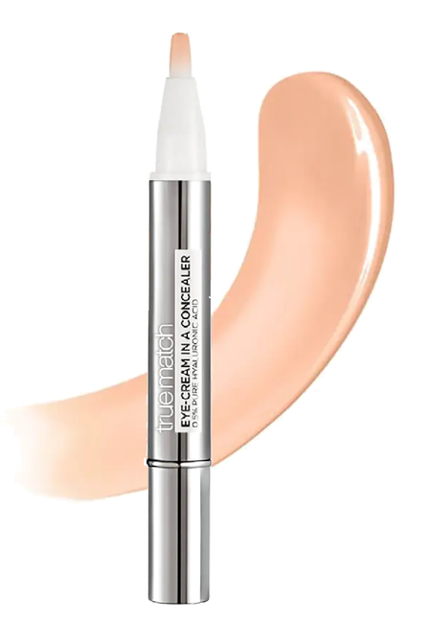 Loreal True Match Eye Cream in Concealer rozświetlający korektor pod oczy  3-3.5R/C Peach