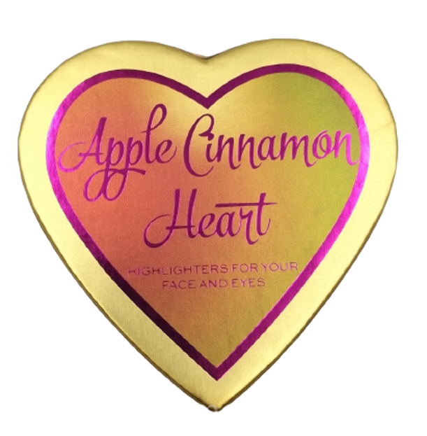 Makeup Revolution Apple Cinnamon Heart Rozświetlacz do twarzy