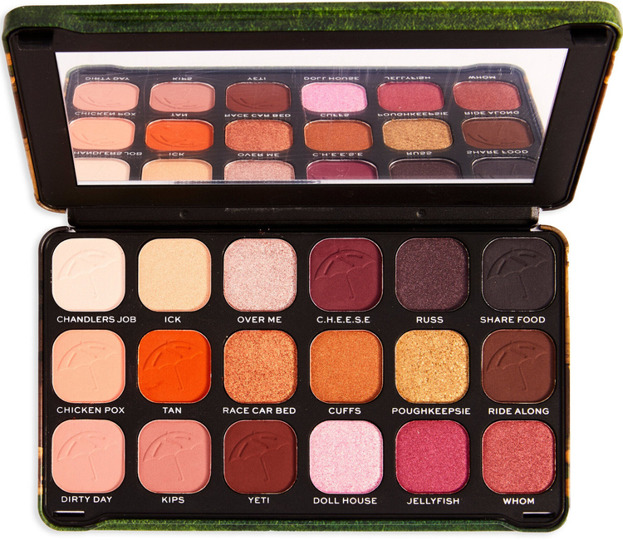 Makeup Revolution Friends FOREVER FLAWLESS I'll Be There For You Eyeshadow Palette Paleta cieni do powiek