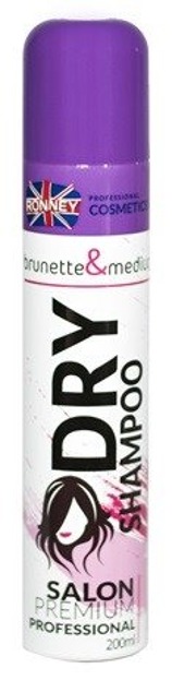 RONNEY Dry Shampoo Brunette&Medium Suchy szampon do włosów brązowych 200ml